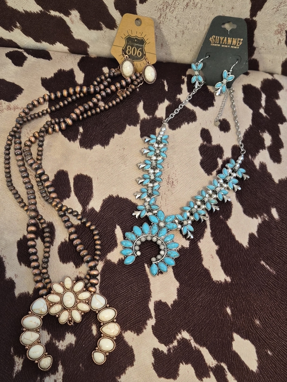Shyanne & 806 Western Matching Necklace And Earring Sets 🏜🐎💕